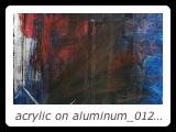 acrylic on aluminum_012 - 10 inches x 10 inches