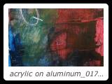 acrylic on aluminum_017 - 10 inches x 10 inches