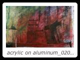 acrylic on aluminum_020 - 10 inches x 10 inches