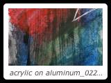 acrylic on aluminum_022 - 10 inches x 10 inches