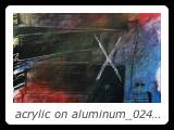 acrylic on aluminum_024 - 10 inches x 10 inches