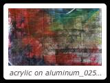 acrylic on aluminum_025 - 10 inches x 10 inches