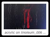acrylic on linoleum_006 - 18 inches x 18 inches