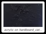 acrylic on hardboard_cat1 - 30 inches x 30 inches
