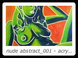 nude abstract_001 - acrylic on hardboard - 48 inches x 48 inches
