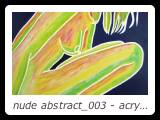 nude abstract_003 - acrylic on hardboard - 48 inches x 48 inches